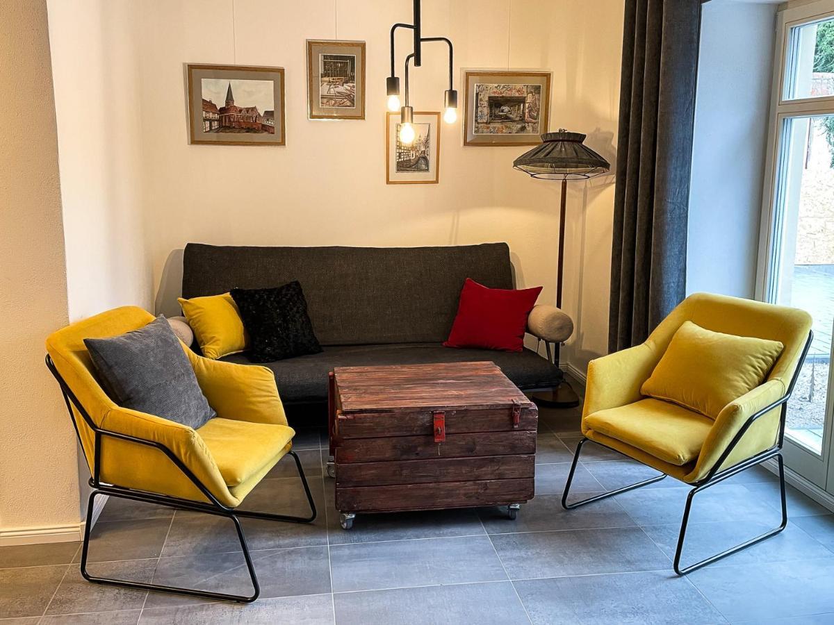 Stilvolle, Zentrale Ferienwohnung Bocksbruecke Mit Parkplatz Salzwedel Eksteriør bilde